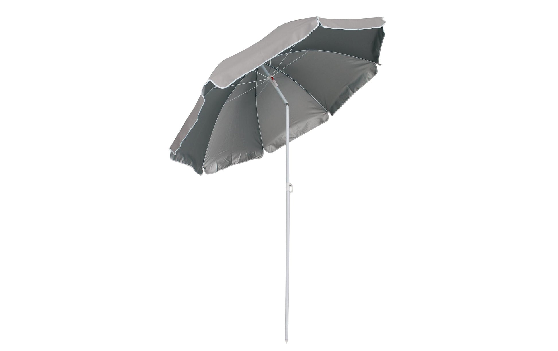 Eurotrail Strandschirm ETCF0933 – Ø 180 cm – Grau – UPF 50+