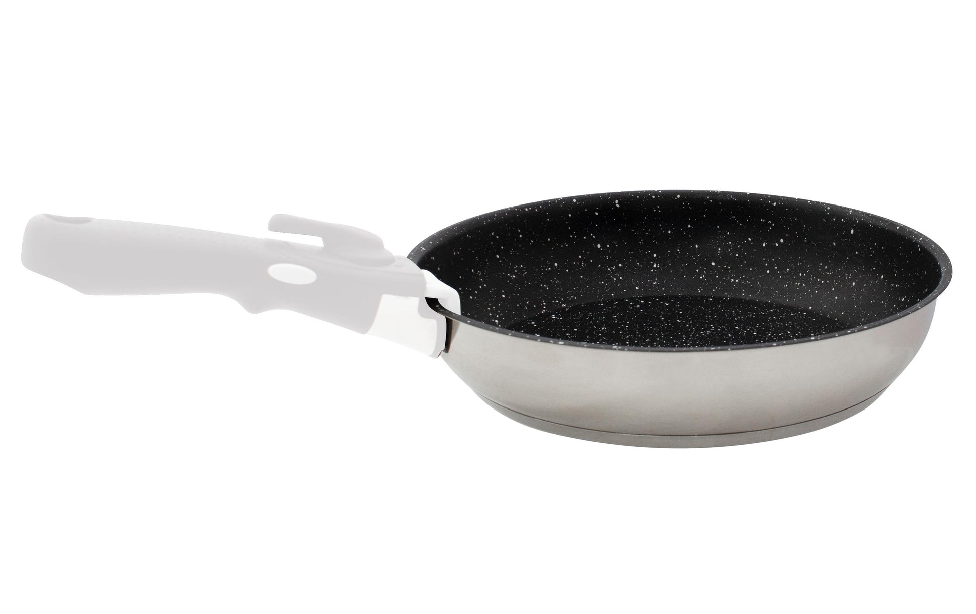 Eurotrail Fonduepfanne ETKW5536 – Ø 24 cm, Edelstahl, Keramik, für Induktion, Gas, Glaskeramik und mehr