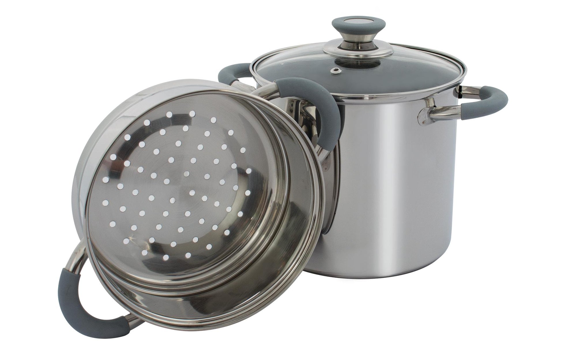 Eurotrail Kochtopf – 1,8 l, 2,7 l, 3,9 l, Edelstahl/Glas