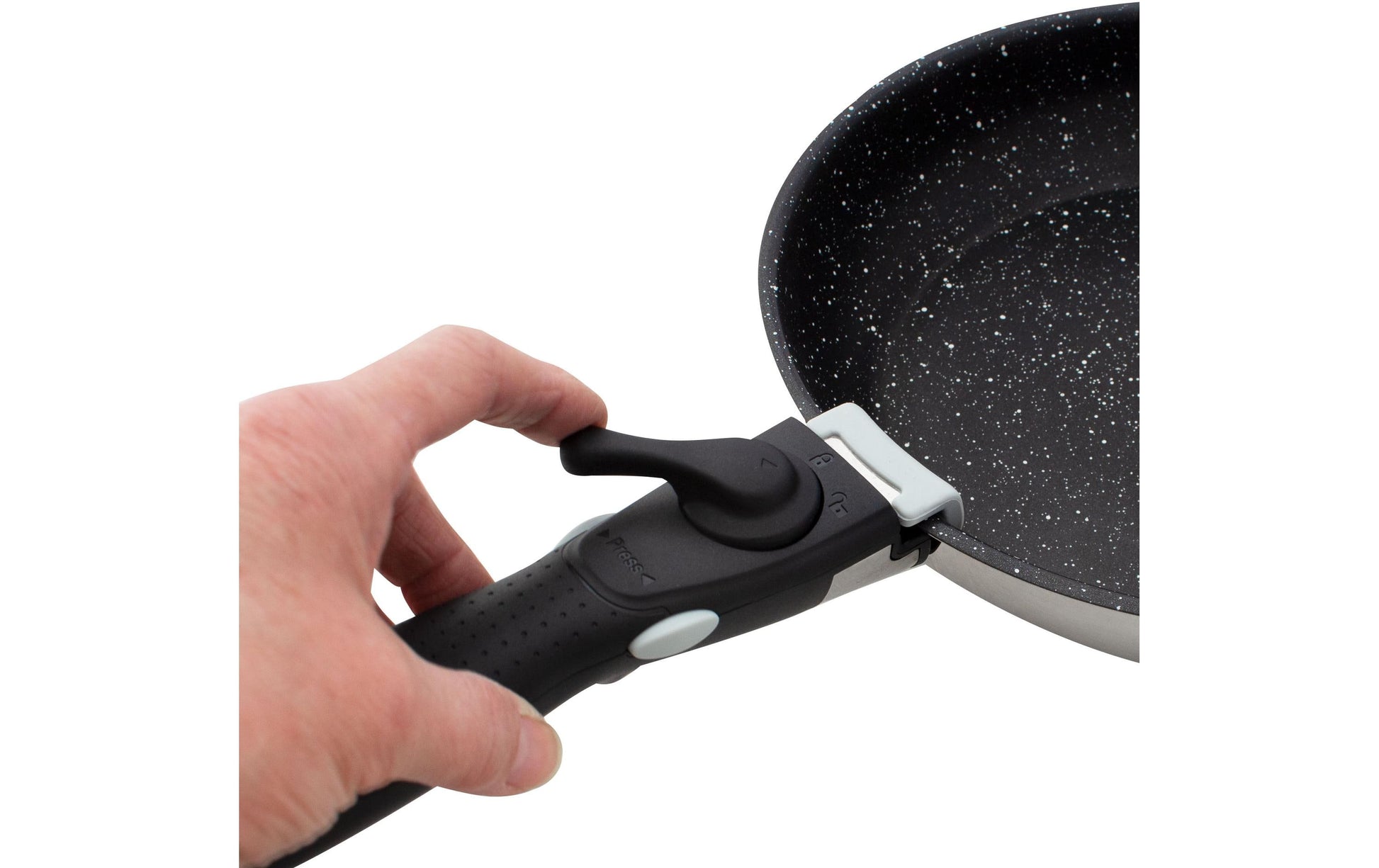 Eurotrail Fonduepfanne ETKW5536 – Ø 24 cm, Edelstahl, Keramik, für Induktion, Gas, Glaskeramik und mehr