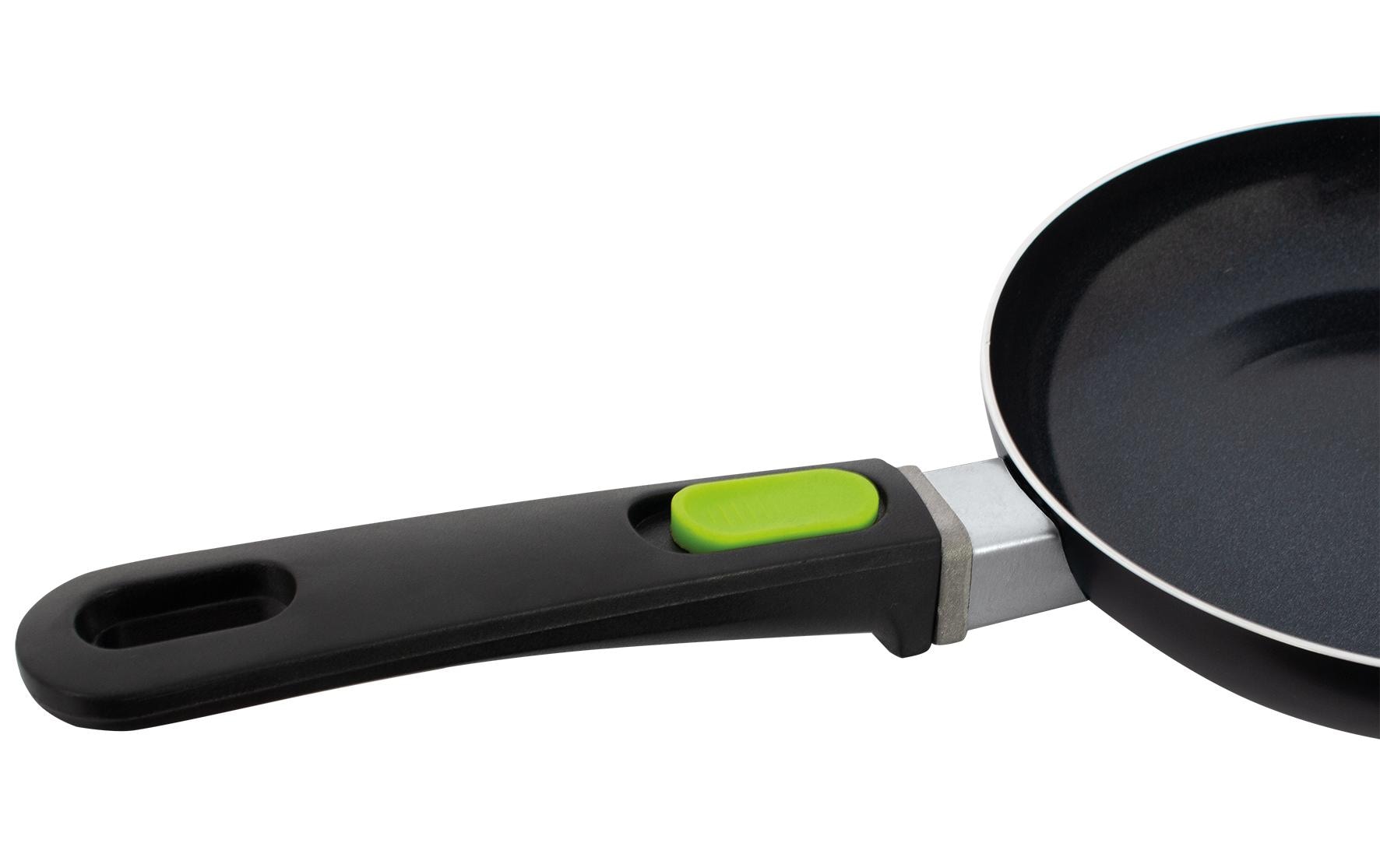 Eurotrail Fonduepfanne – Ø 28 cm, Aluminium, Antihaftbeschichtet, für Induktion, Gas, Glaskeramik u. a.