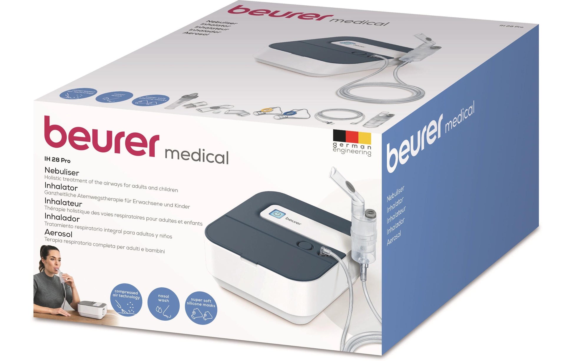 Beurer Inhalator IH28 Pro – Netzbetrieb, Verdunstungsleistung 0,35 ml/min