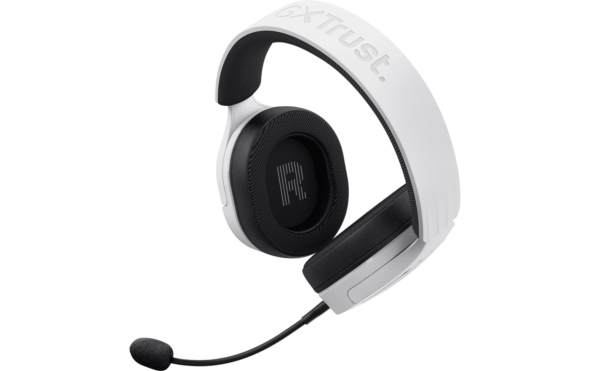 Trust GXT 491W FAYZO – Gaming-Headset – Kabelgebunden, abnehmbares Mikrofon, Surround-Sound – Weiss