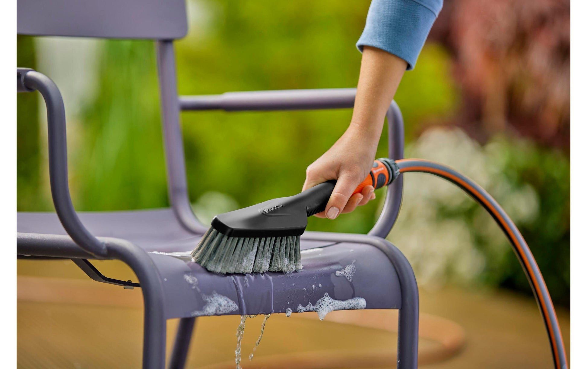 Gardena Reinigungsset Cleansystem 18860-20 – grau/orange – 30,2 × 7,1 × 10,3 cm