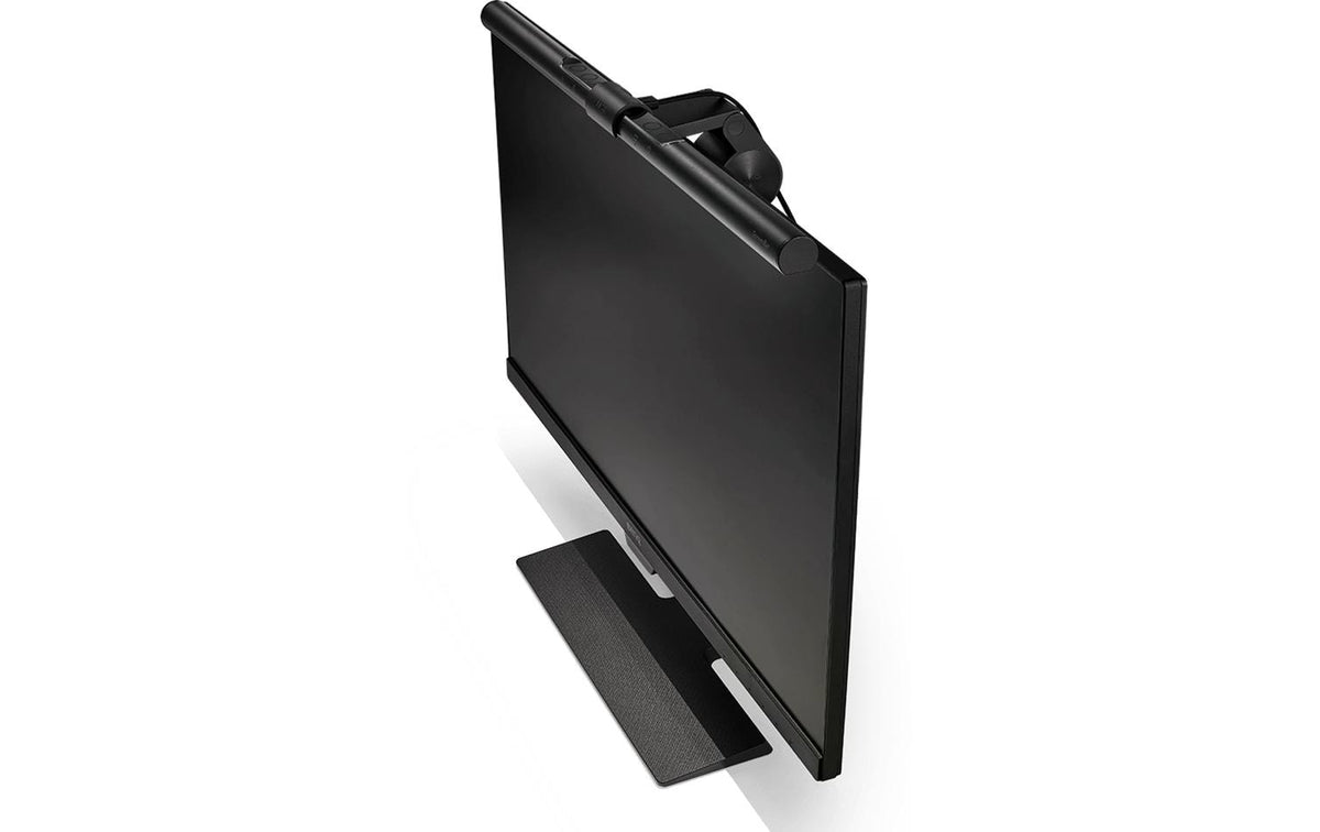 BenQ Monitor-Lichtleiste ScreenBar – 930 lm, Farbtemperatur einstellbar, dimmbar, USB – Schwarz