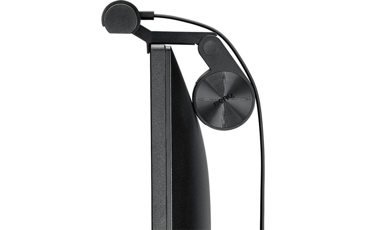 BenQ Monitor-Lichtleiste ScreenBar – 930 lm, Farbtemperatur einstellbar, dimmbar, USB – Schwarz