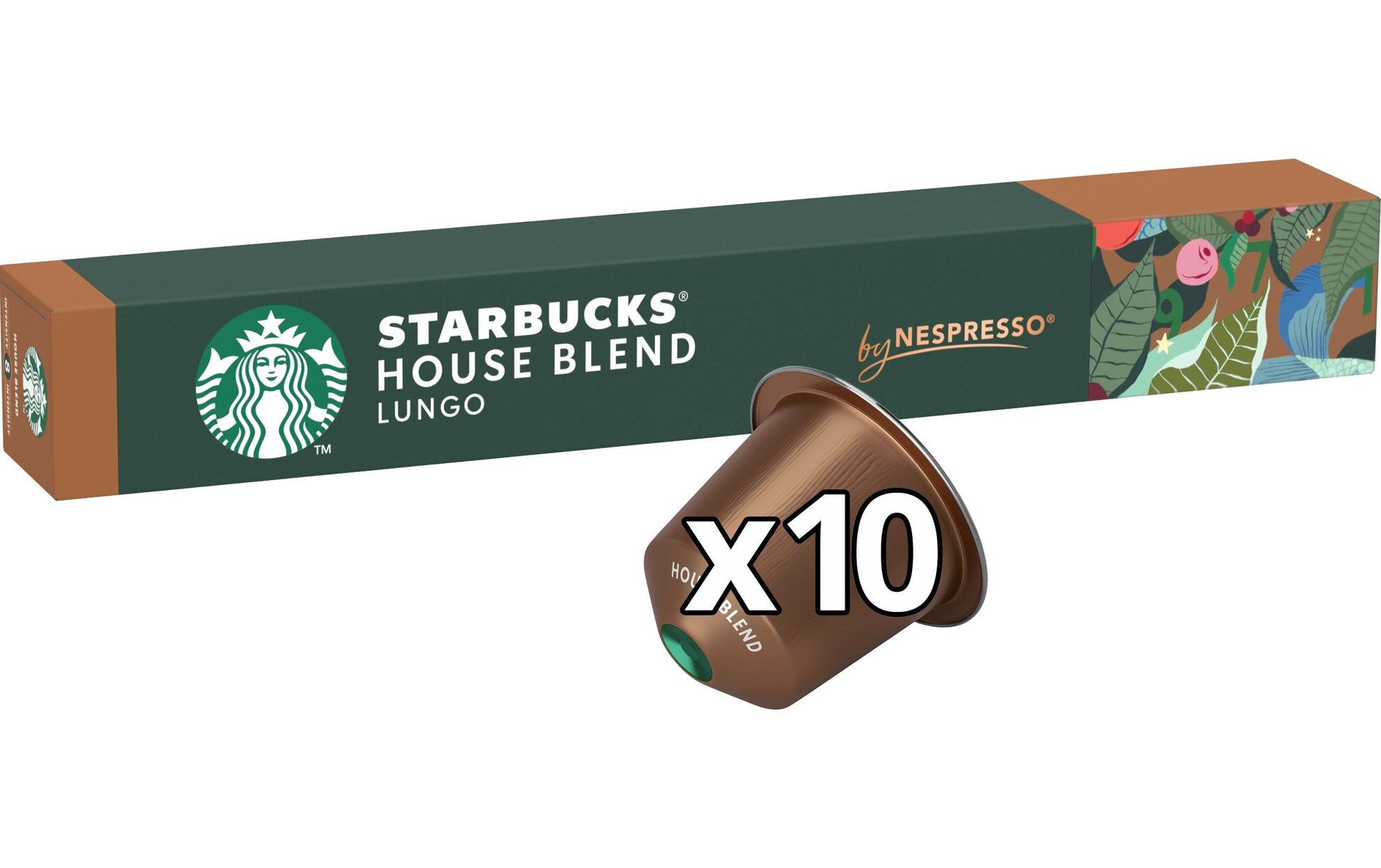 Starbucks House Blend – Kapseln für Nespresso – Lungo, mittel, 120 Kapseln