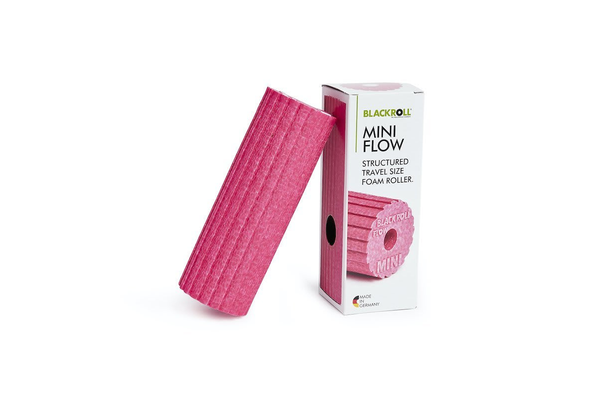 Blackroll Mini Faszienrolle Flow – 6 × 15 cm, Pink – Schaum