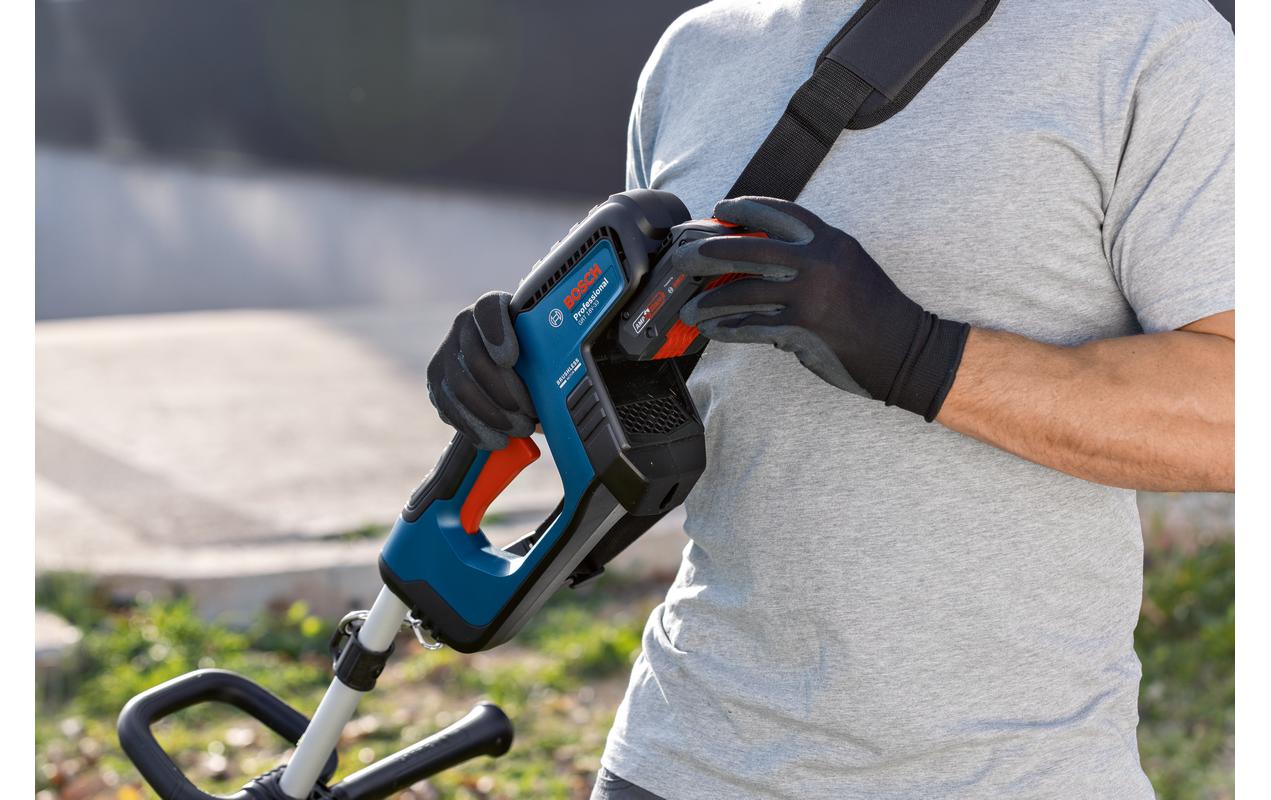 Bosch Professioneller GRT 18V-33 Akku-Rasentrimmer, bürstenlos – 18 V – Schnittbreite 330 mm – Solo – AMPShare