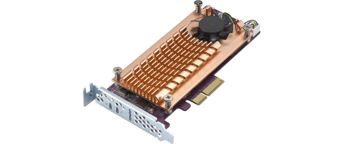 QNAP QM2-2S-220A – PCIe M.2 SSD-Karte – 2×M.2 22110/2280, PCIe 2.0