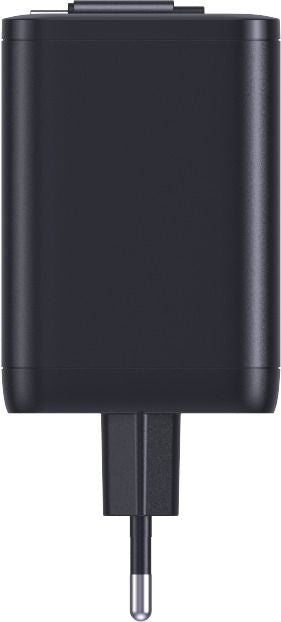 M. Schönenberger Schönenberger 24.11067SZ USB-Ladegerät 67 W – USB-C×2 – PD 3.0, GaN – Integriertes 0,7 m USB-C-Kabel – Schwarz