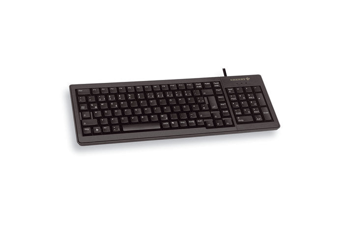CHERRY G84-5200 – Tastatur, kabelgebunden (USB-A), UK-Layout (EN), Fullsize (mit Ziffernblock) – für Windows