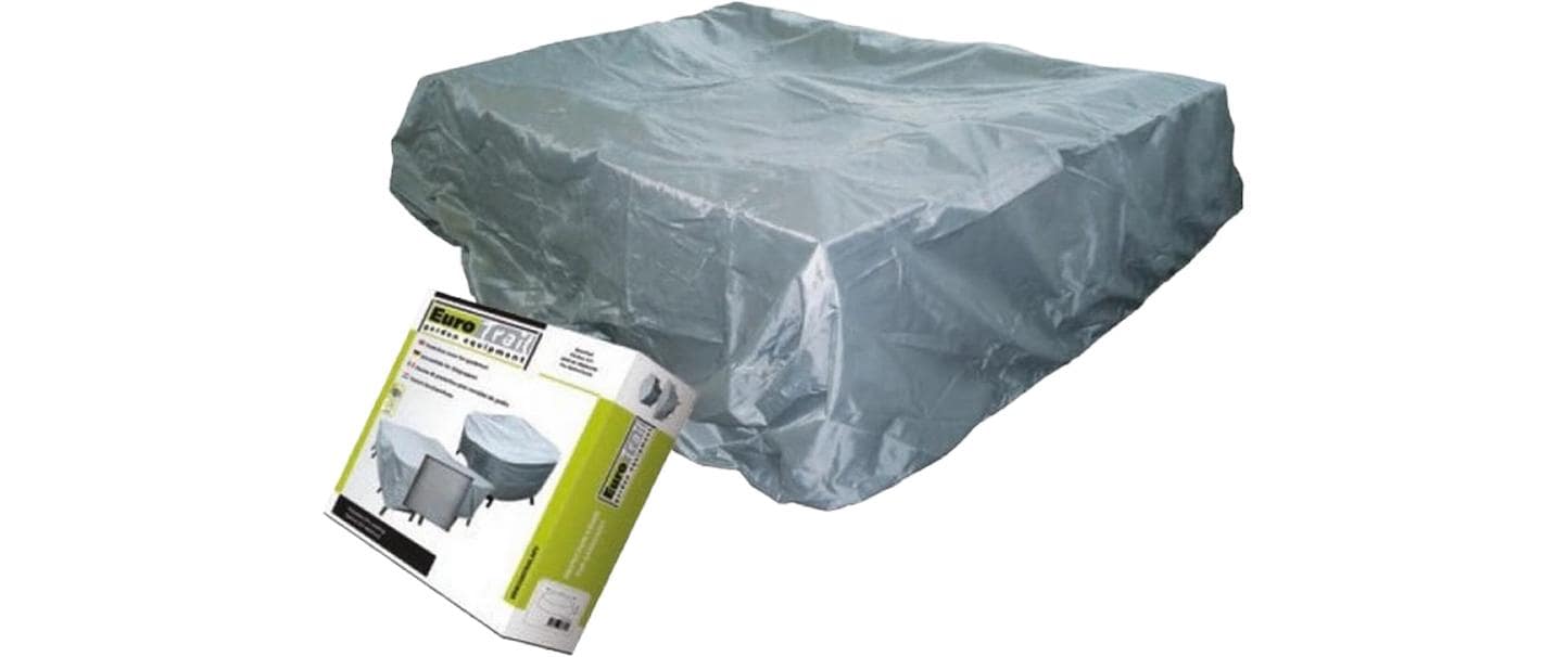 Eurotrail ETGF0107 Abdeckung für Loungeset – Polyester – Grau – 3000 × 2000 × 700 mm