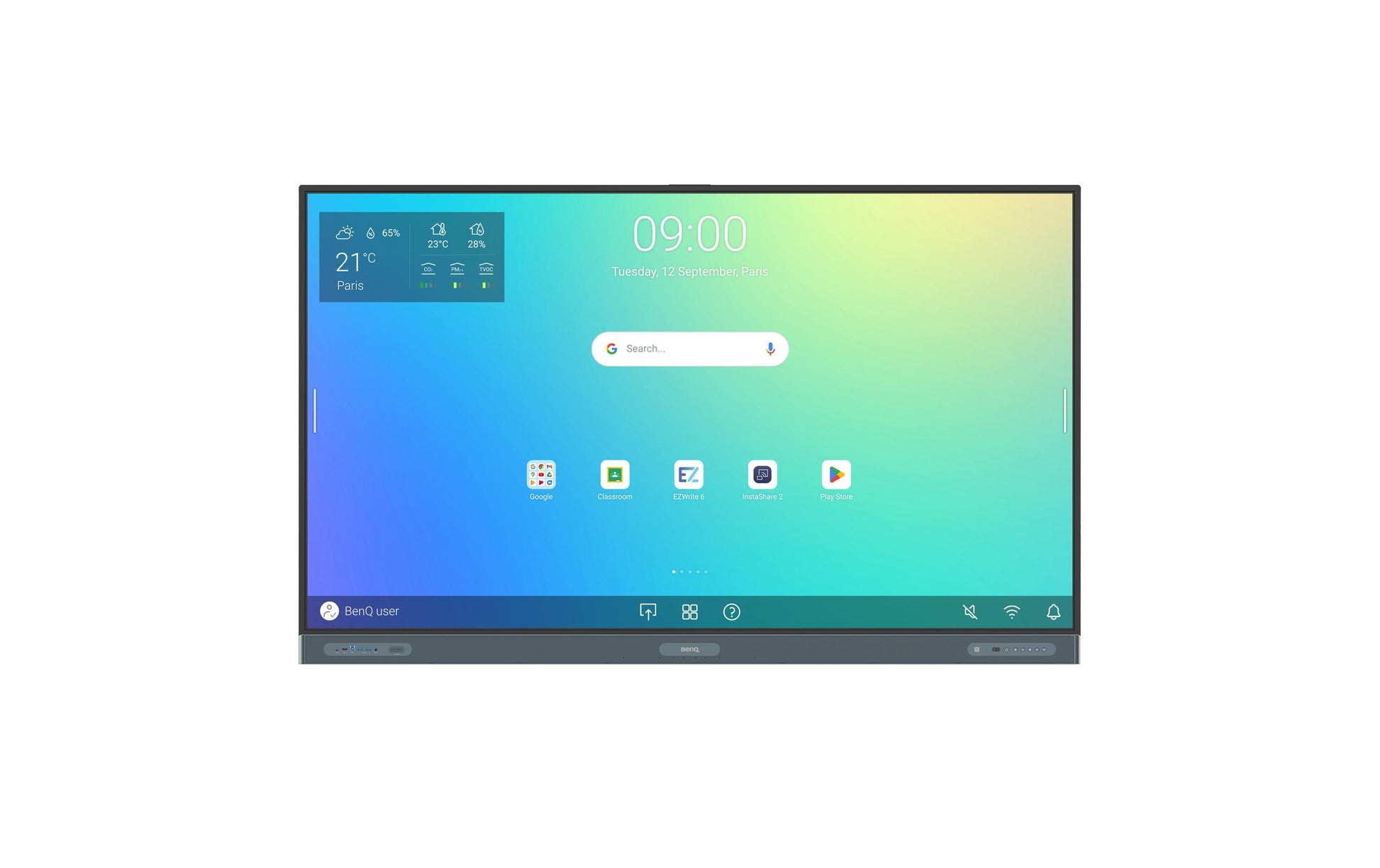 BenQ RP6504 – Monitor, 65" 4K UHD (3840 × 2160), 450 cd/m²