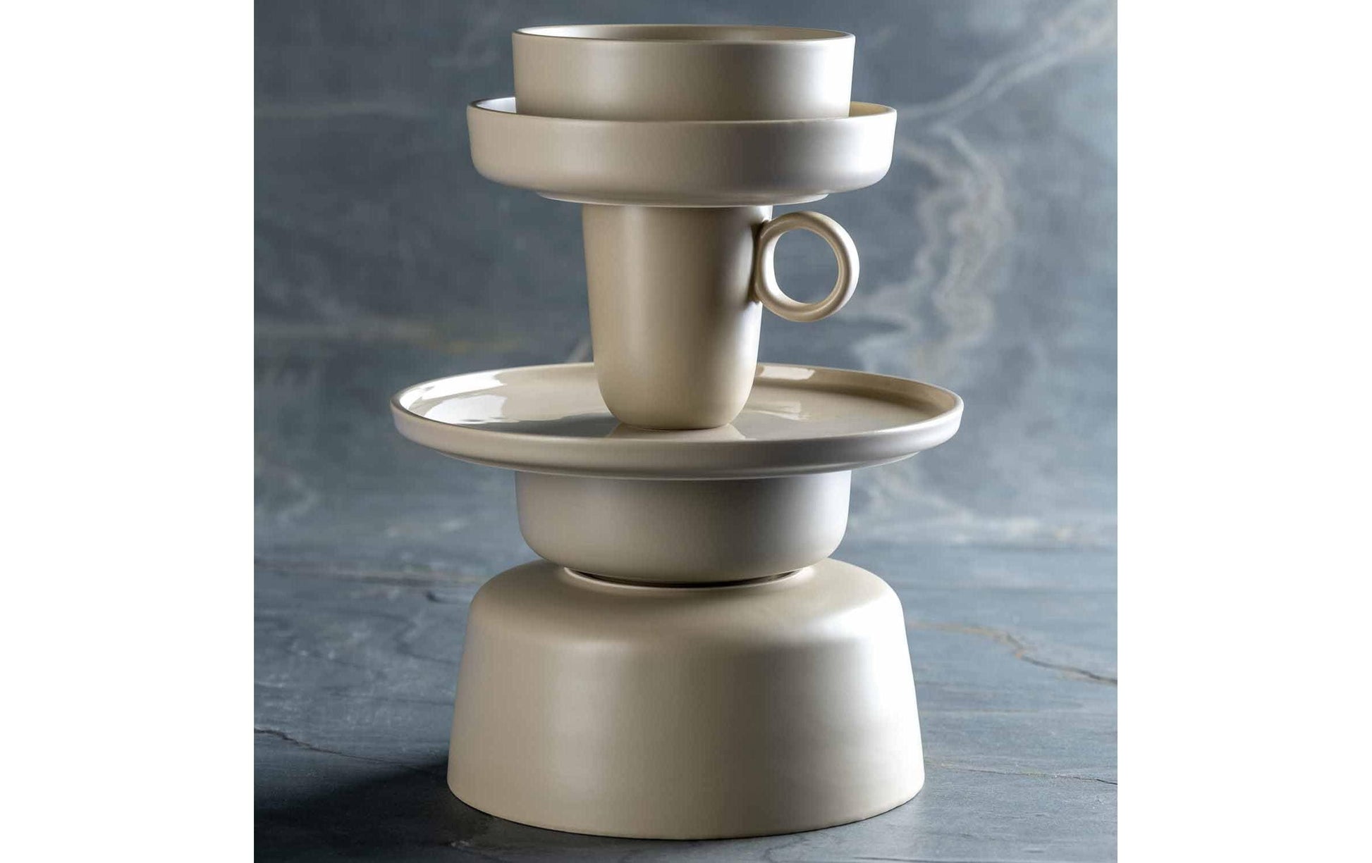 Leonardo Roma tf20 Teller – Ø 19,7 cm, Keramik, beige, 6 Stück