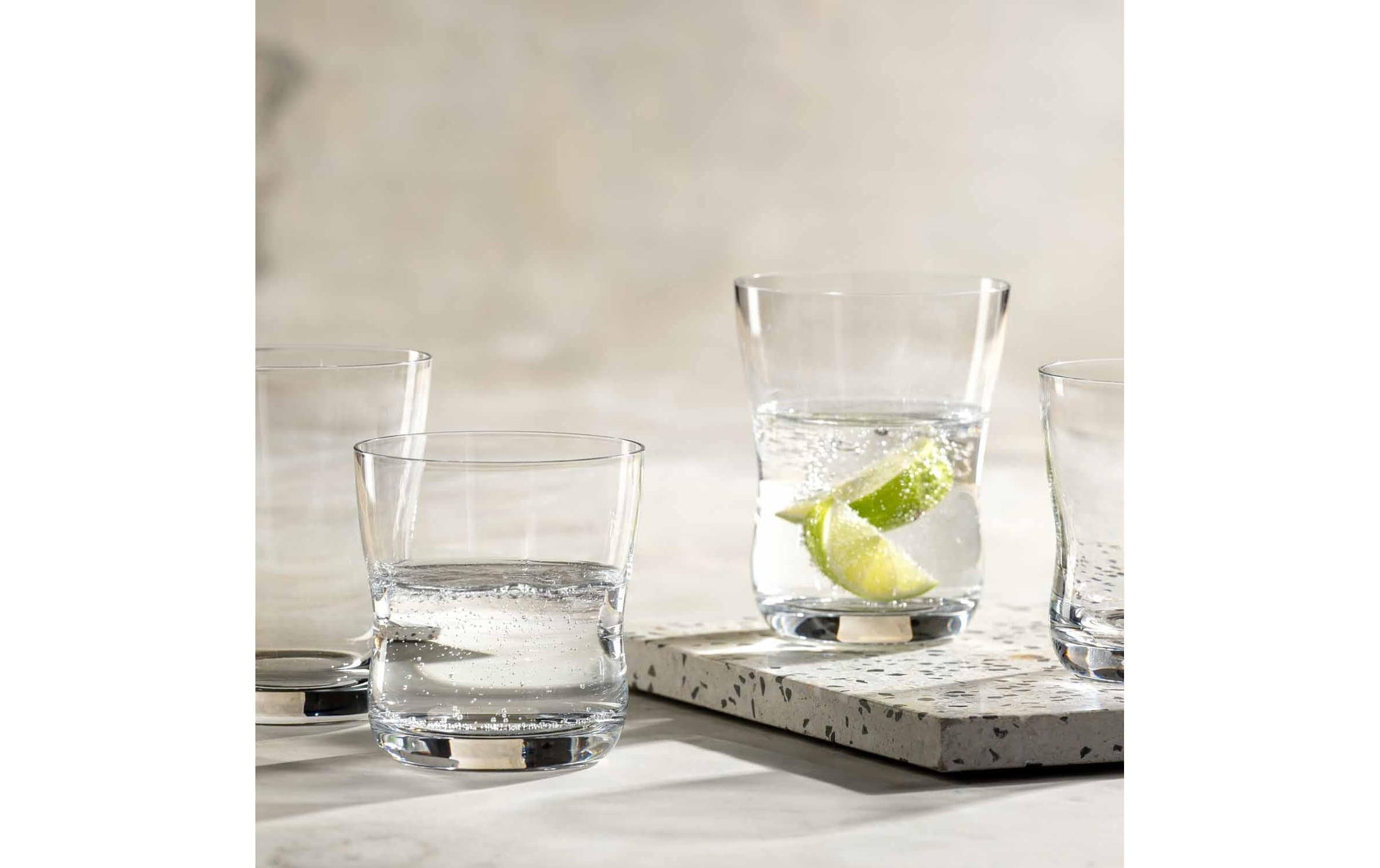 Leonardo Trinkglas – 0,33 l, Kalk-Natron-Glas, Transparent, Spülmaschinenfest, 6 Stück