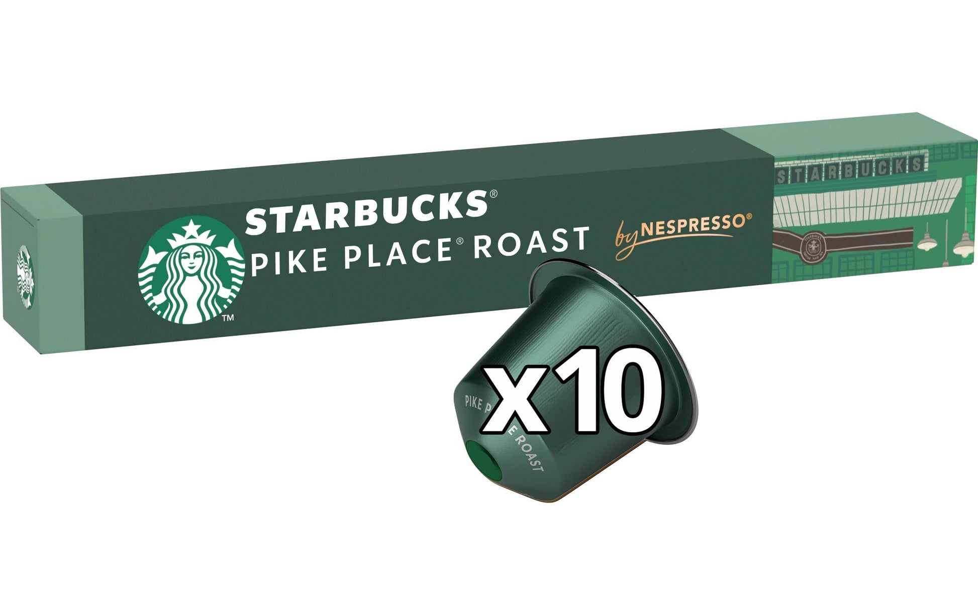 Starbucks Pike Place Roast – Kapseln für Nespresso – Lungo, mittel, 120 Kapseln