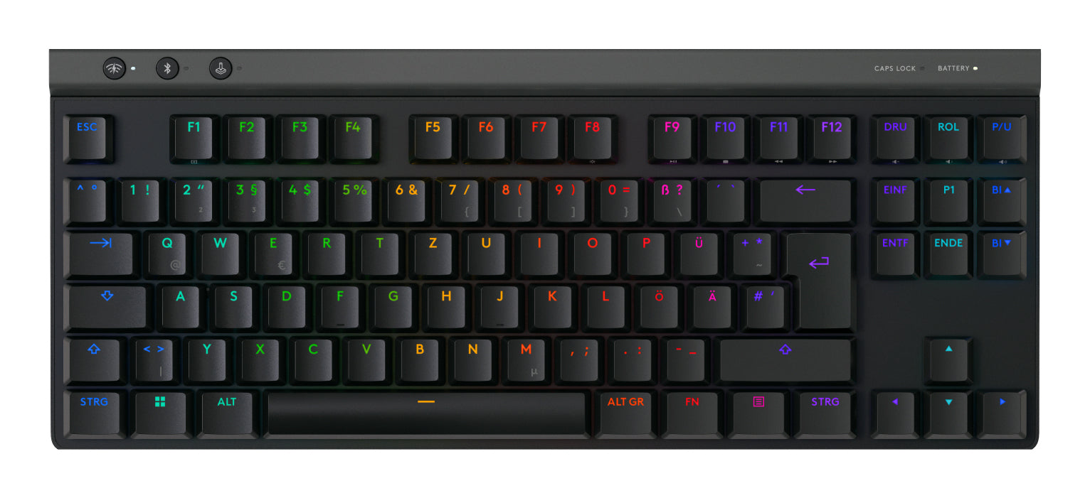 Logitech G515 TKL – Tastatur, kabellos (Bluetooth/2,4 GHz), CZ-Layout – für Windows, macOS & Android u. a.