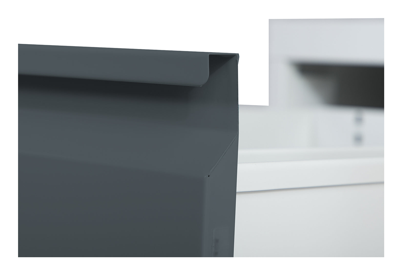 Phoenix Safe Co. FC1004GAK – Aktenschrank, 4 Schubladen, abschliessbar, Stahl, 450 × 620 × 1330 mm, Grau