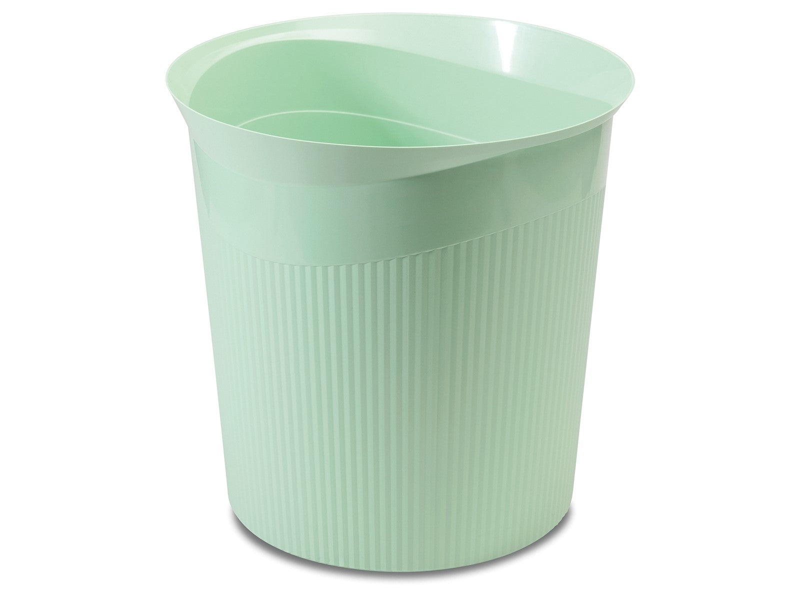 HAN Papierkorb Re-LOOP – 13 l – Recycling-Kunststoff, rund – Hellgrün