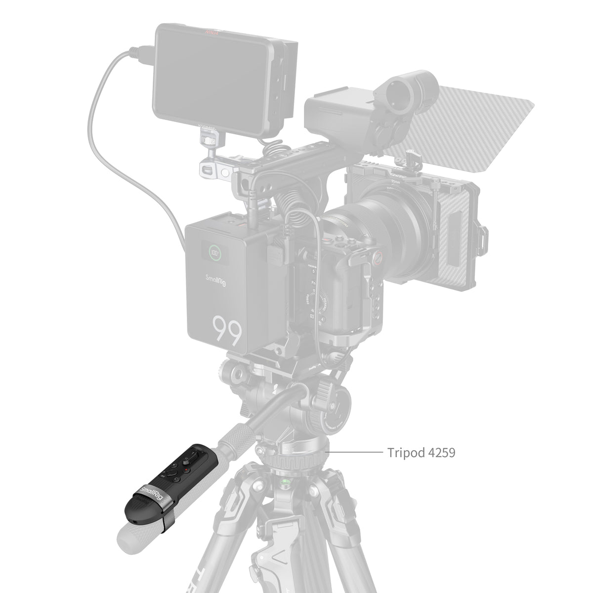 SmallRig SR-RG2 Fernauslöser – 10 m Reichweite – für Nikon Z50II, Sony Alpha 7 III, Alpha 7 IV und andere