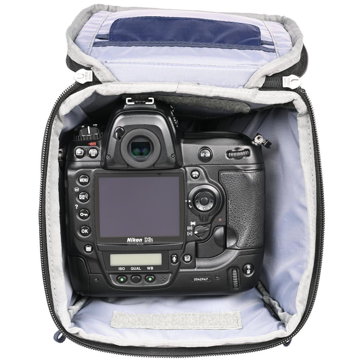 Think Tank Digital Holster 50 V3.0 – Nylon/TPU, Regenhülle – für DSLR (inkl. Batteriegriff) und Systemkameras