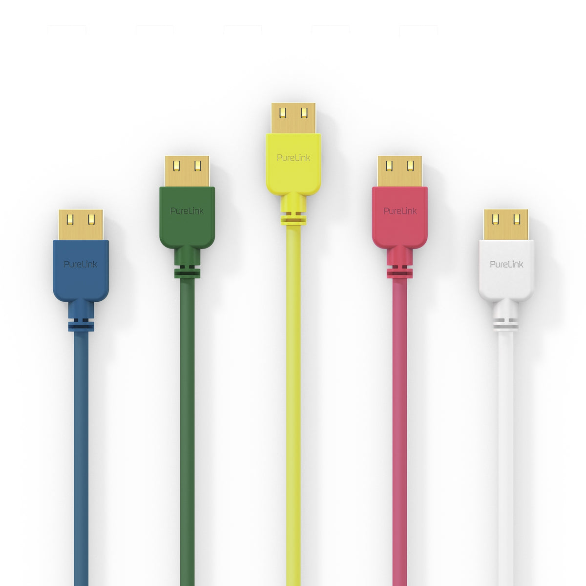 PureLink HDMI Kabel HDMI 2.0 4K 60 Hz – 2 m – Ethernet, geflochten – Rot