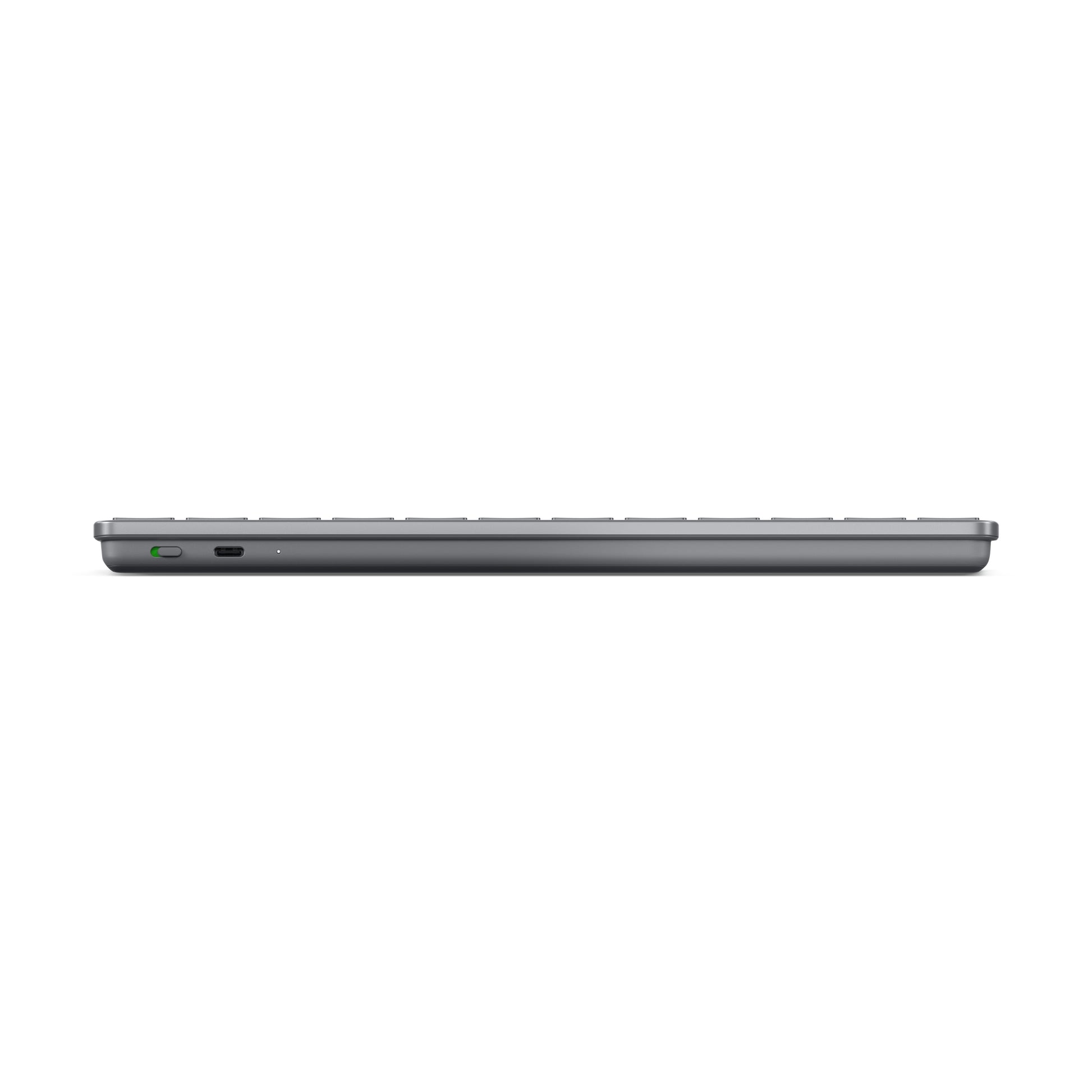 Lenovo Tastatur – kabelgebunden & Bluetooth – USB-C – QWERTY (US-INT) – ohne Ziffernblock – Grau