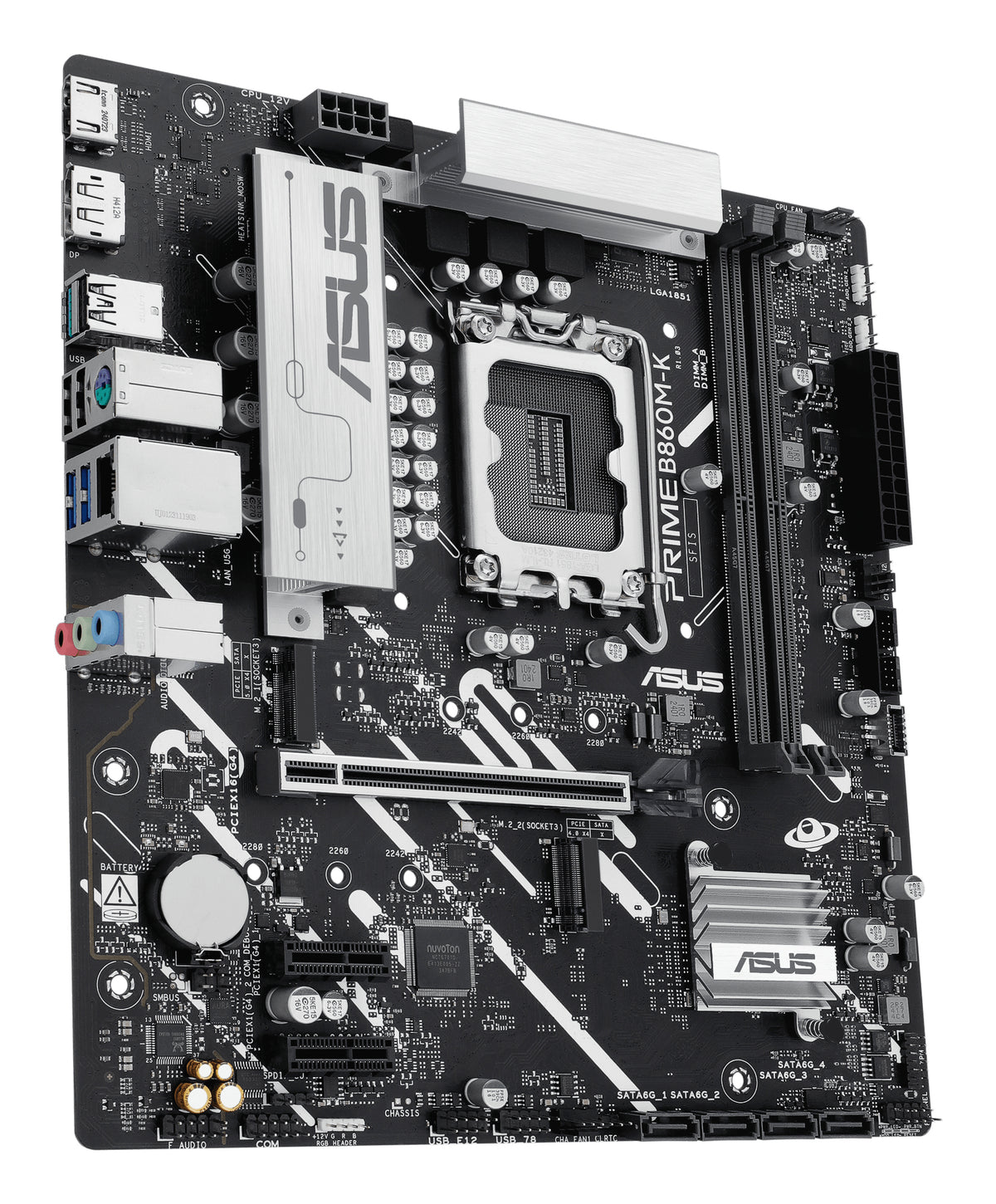 ASUS PRIME B860M-K – Mainboard – LGA 1851, Intel B860, mATX, DDR5