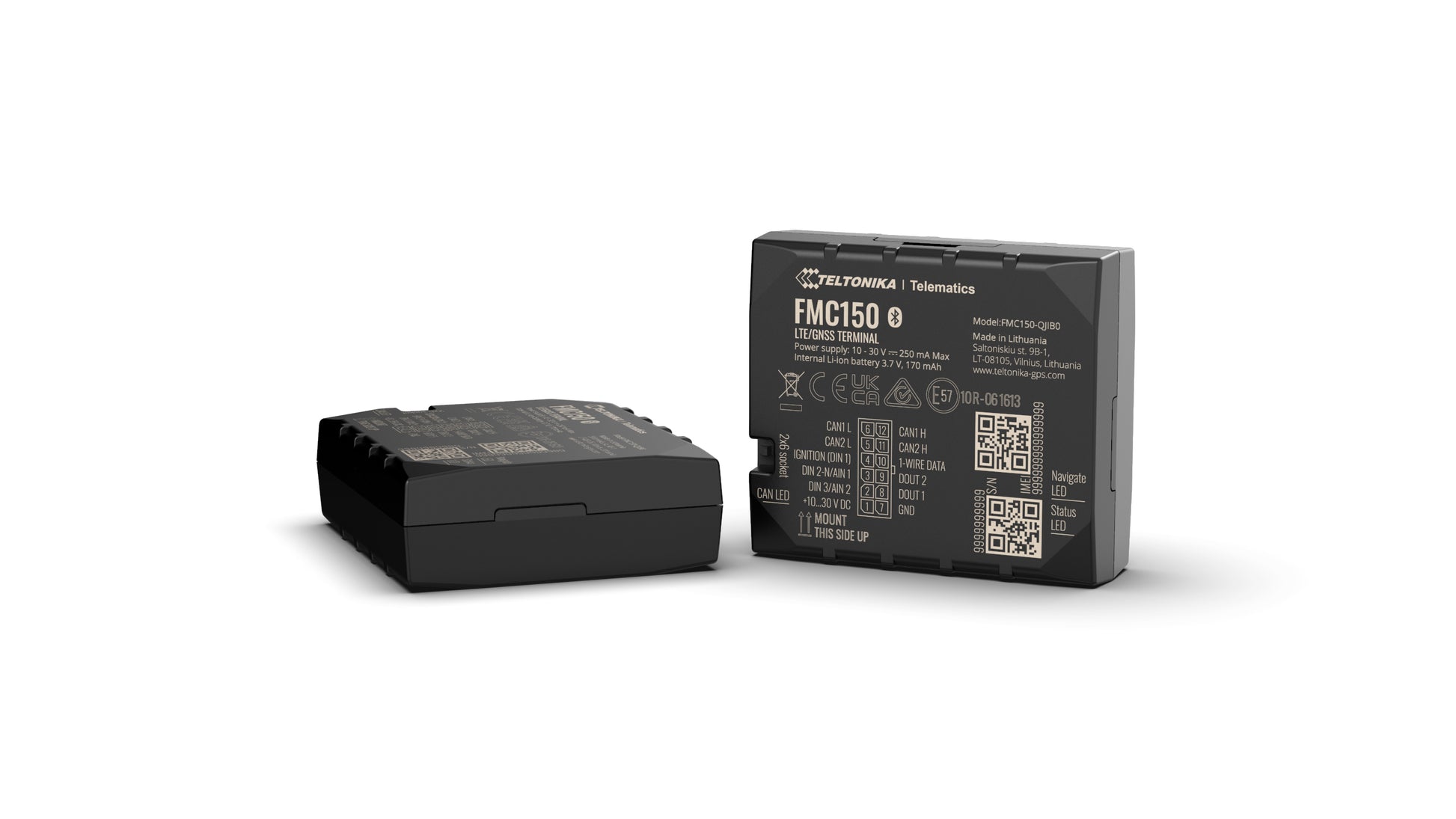 Teltonika FMC150 SPQ1 – GPS-Tracker, 4G (Kat 1), Bluetooth 4.0, Single SIM, IP41