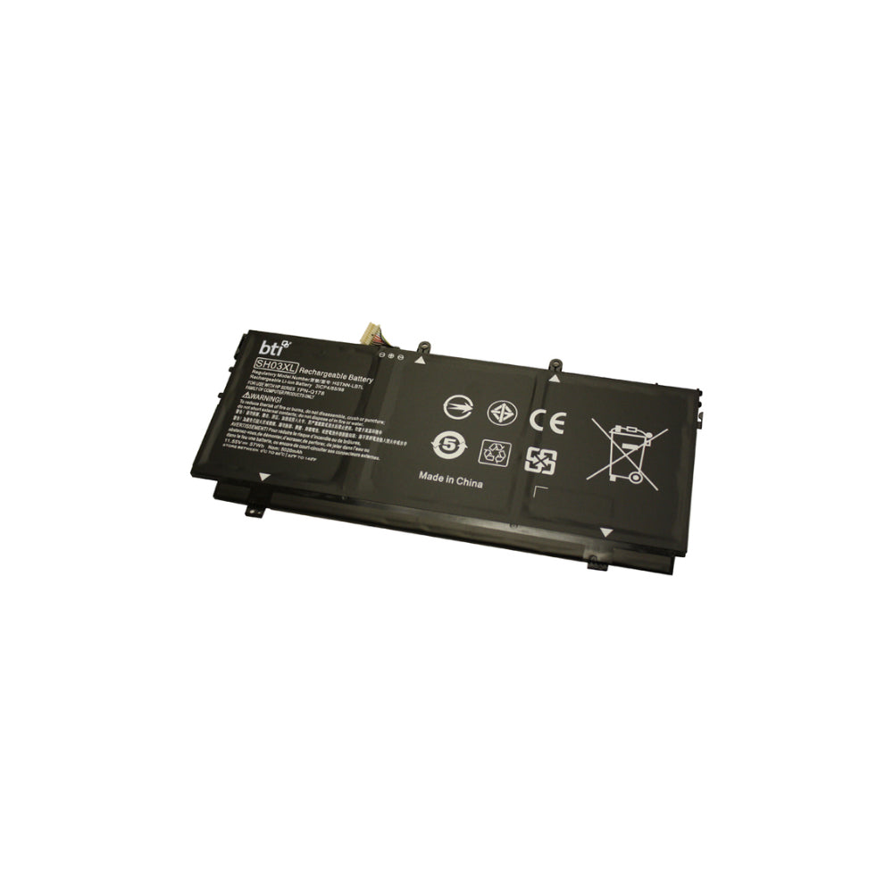 BTI Notebook-Akku – für HP Spectre x360 13 – 5010 mAh, 11,55 V (3 Zellen) – Schwarz