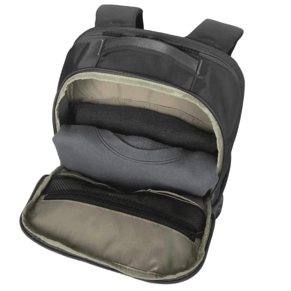Targus Notebook-Rucksack Work+Play Trio – für 16", 20 l, aus recyceltem Material – Grau, 295 × 470 × 130 mm