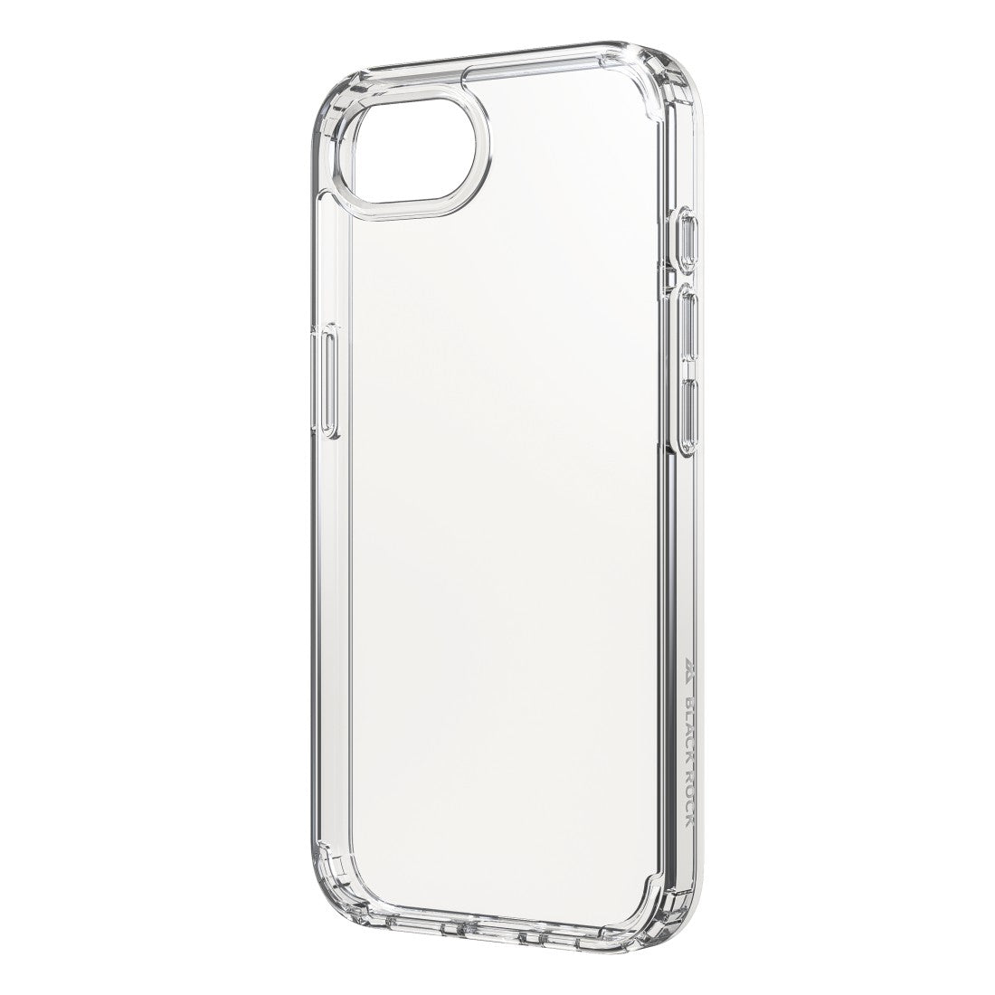Black Rock Backcover – für Apple iPhone 16e, PC+TPU, Transparent