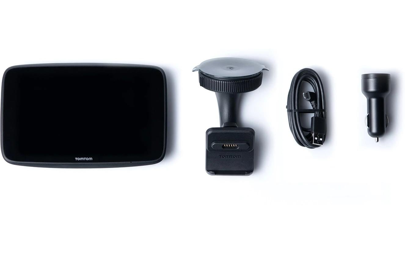 TomTom GO Expert 6 Plus – Navigationsgerät, 6" Display, 1280×720, 32 GB, WLAN, Bluetooth, Schwarz