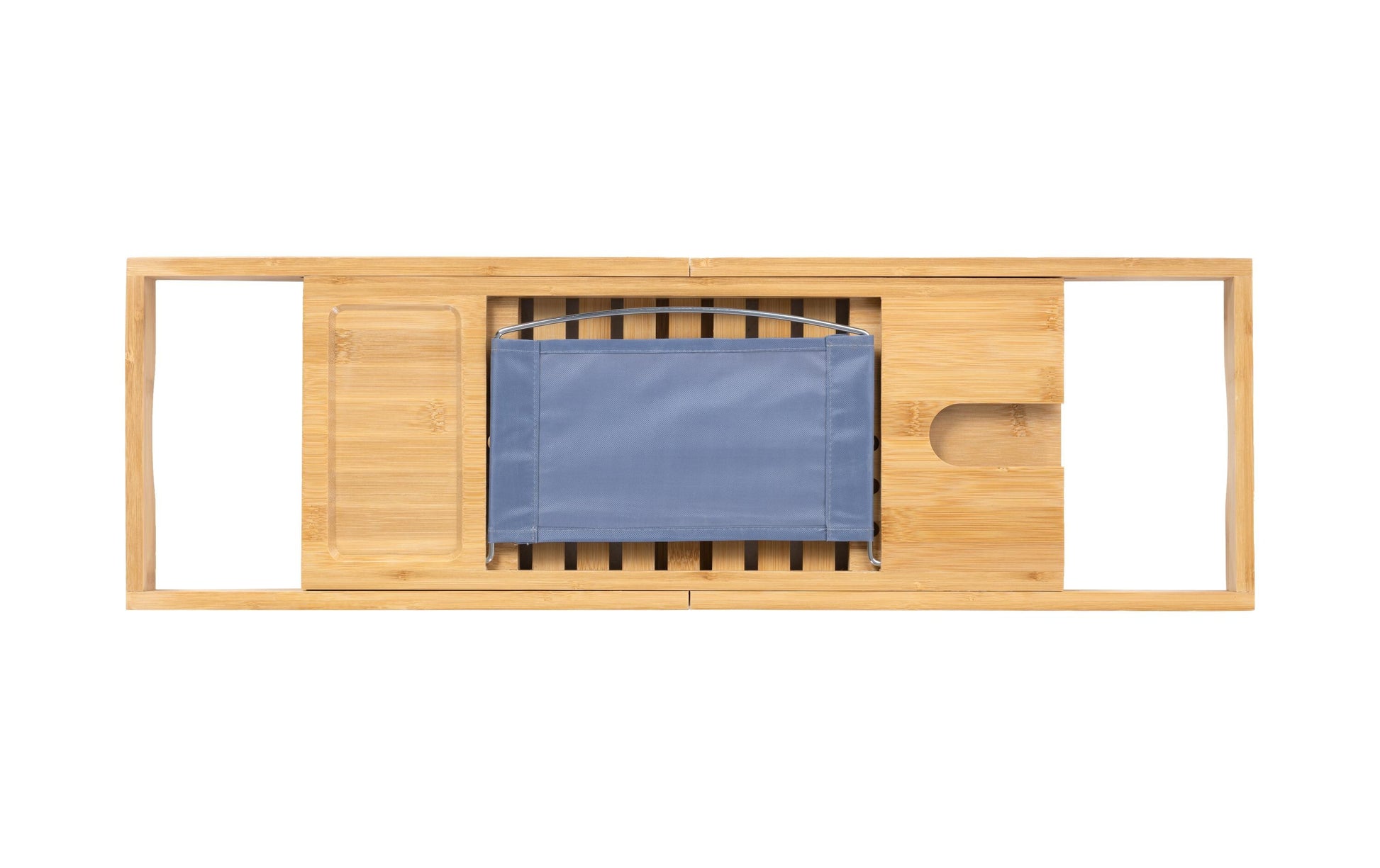 Cocon Badewannenablage – 70–105×22×4 cm, Bambus, freistehend, Braun