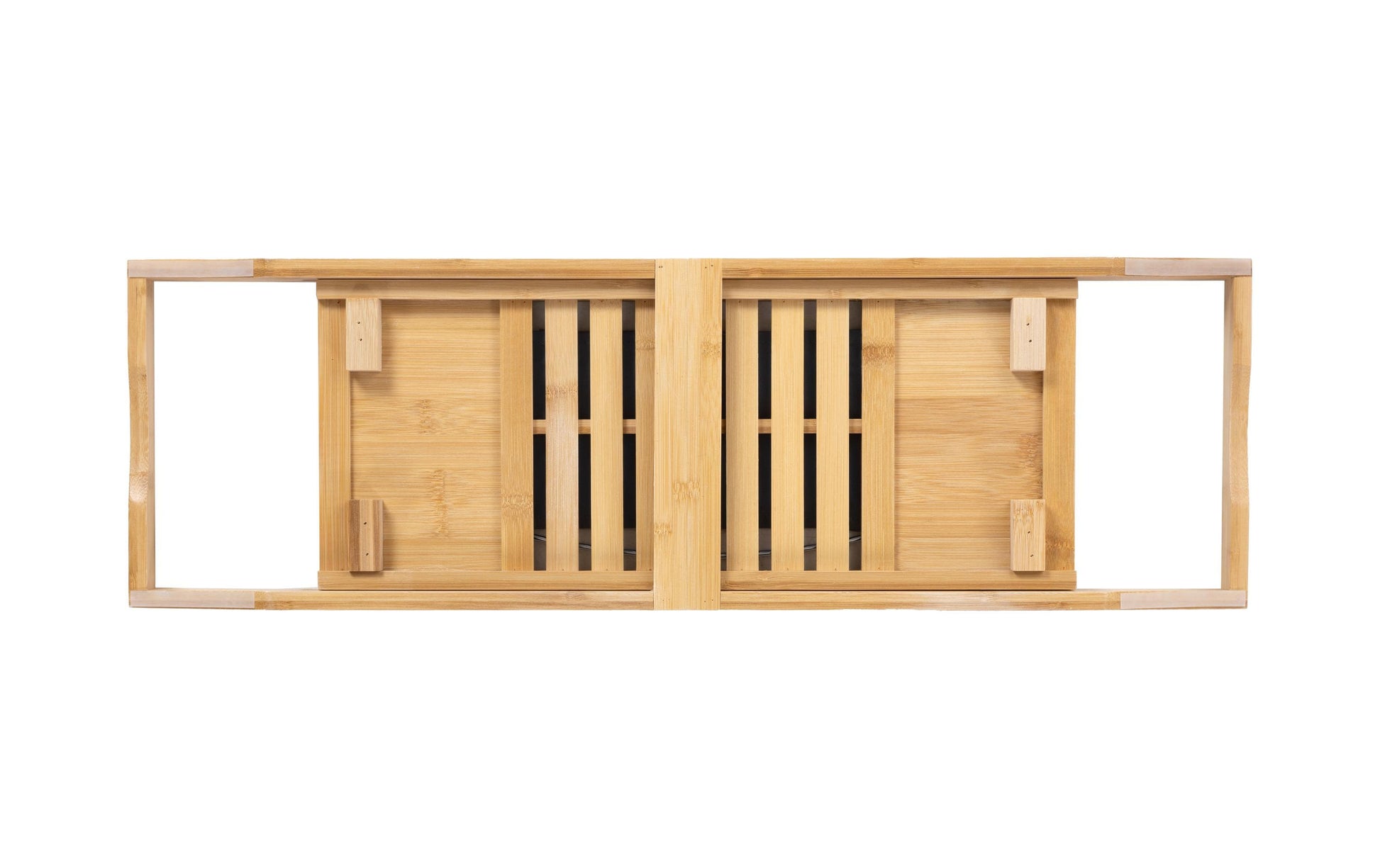 Cocon Badewannenablage – 70–105×22×4 cm, Bambus, freistehend, Braun