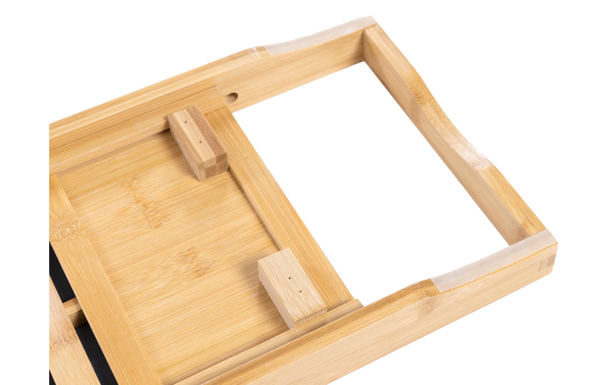 Cocon Badewannenablage – 70–105×22×4 cm, Bambus, freistehend, Braun