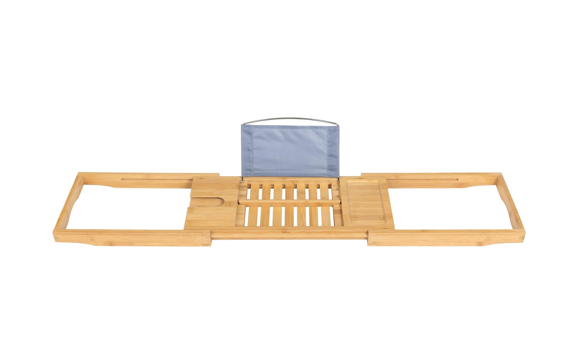 Cocon Badewannenablage – 70–105×22×4 cm, Bambus, freistehend, Braun