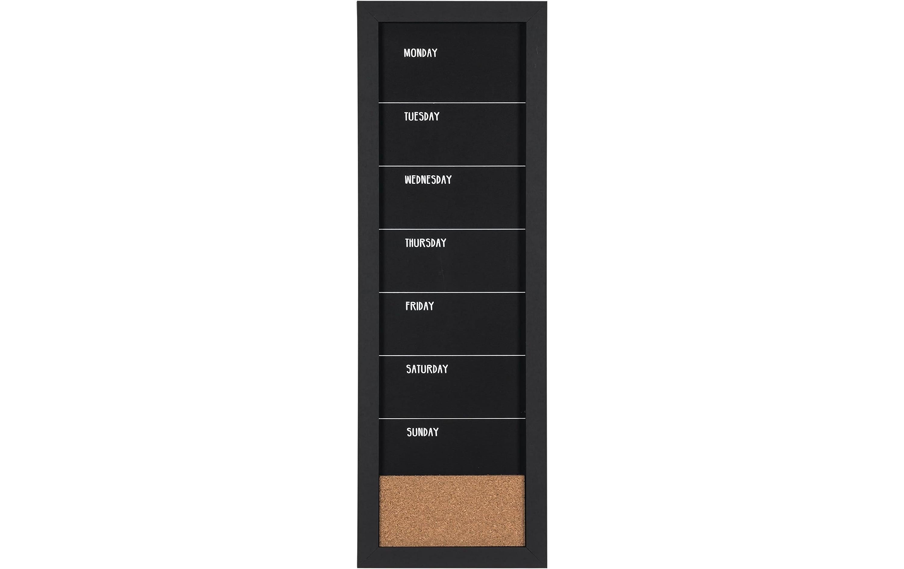 Bi-office Kreidetafel – schwarz, 900 × 300 mm