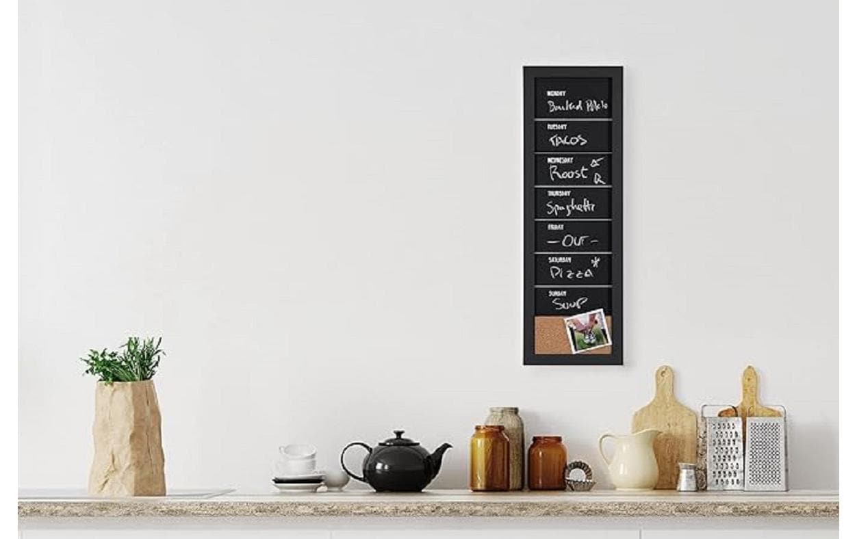 Bi-office Kreidetafel – schwarz, 900 × 300 mm