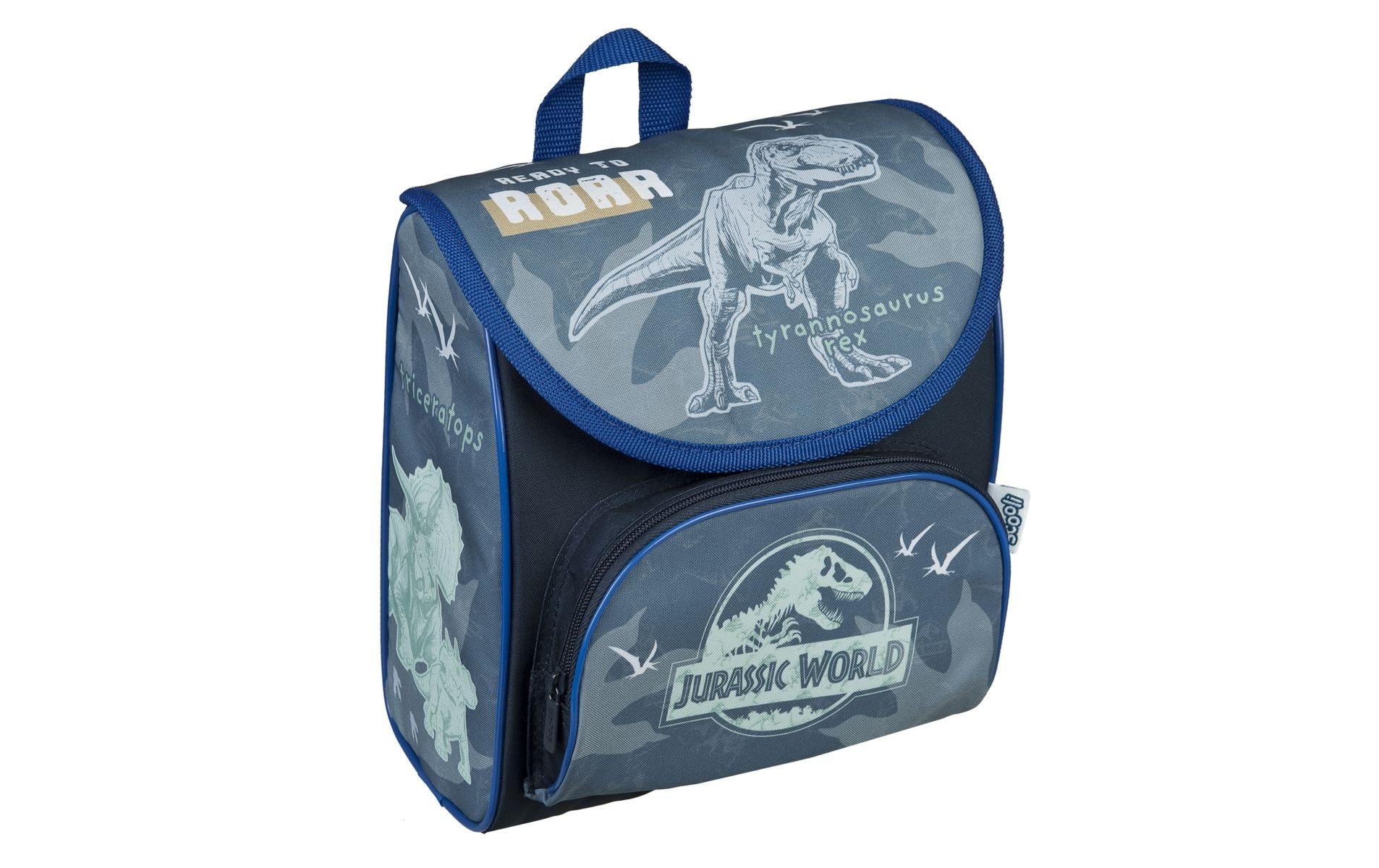 Scooli Kindergartenrucksack – Dinosaurier – Blau – 21 × 23 × 13 cm