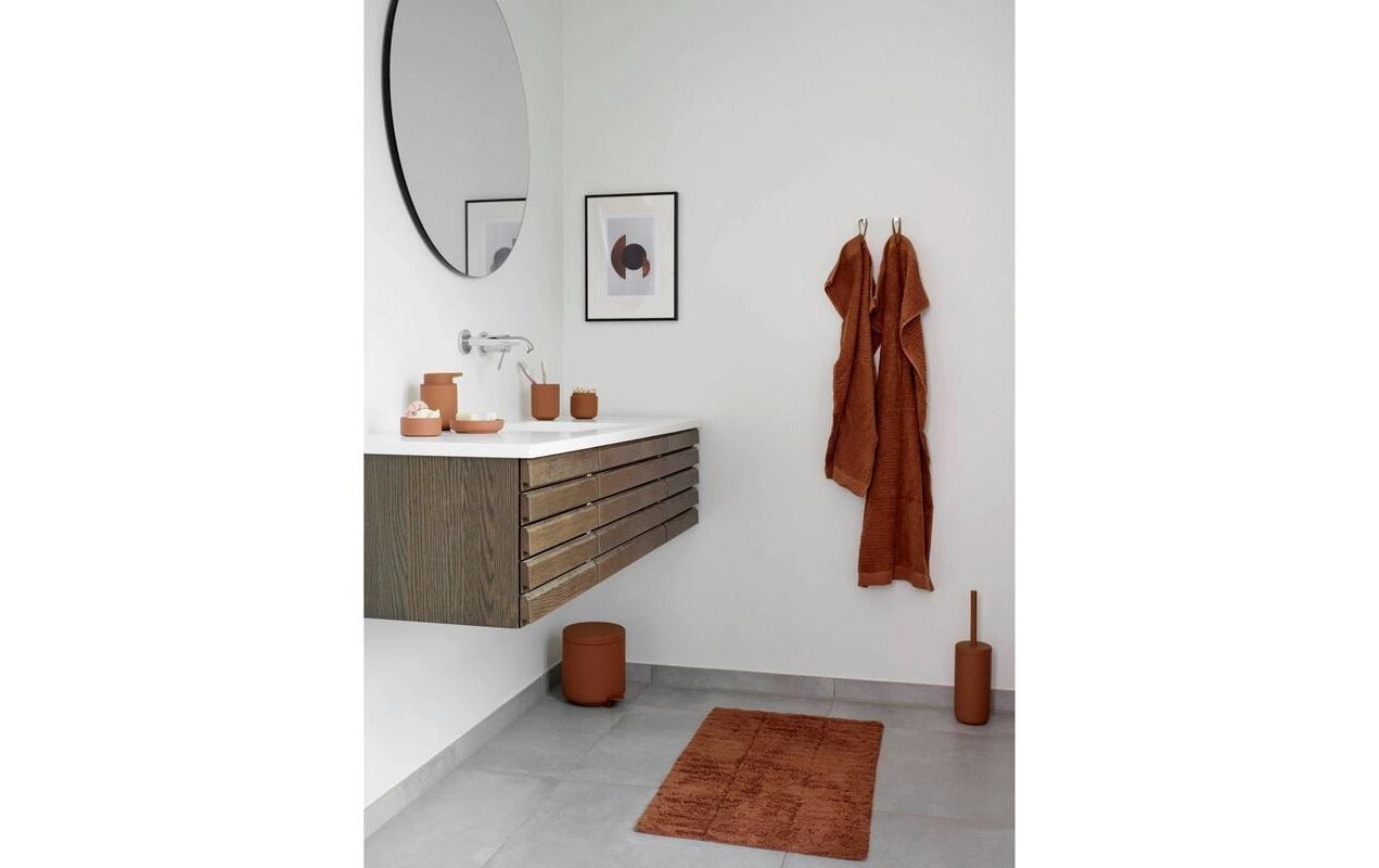 Zone Denmark Papierkorb – 4 l – Kunststoff, terracotta – Ø 195 × H 220 mm