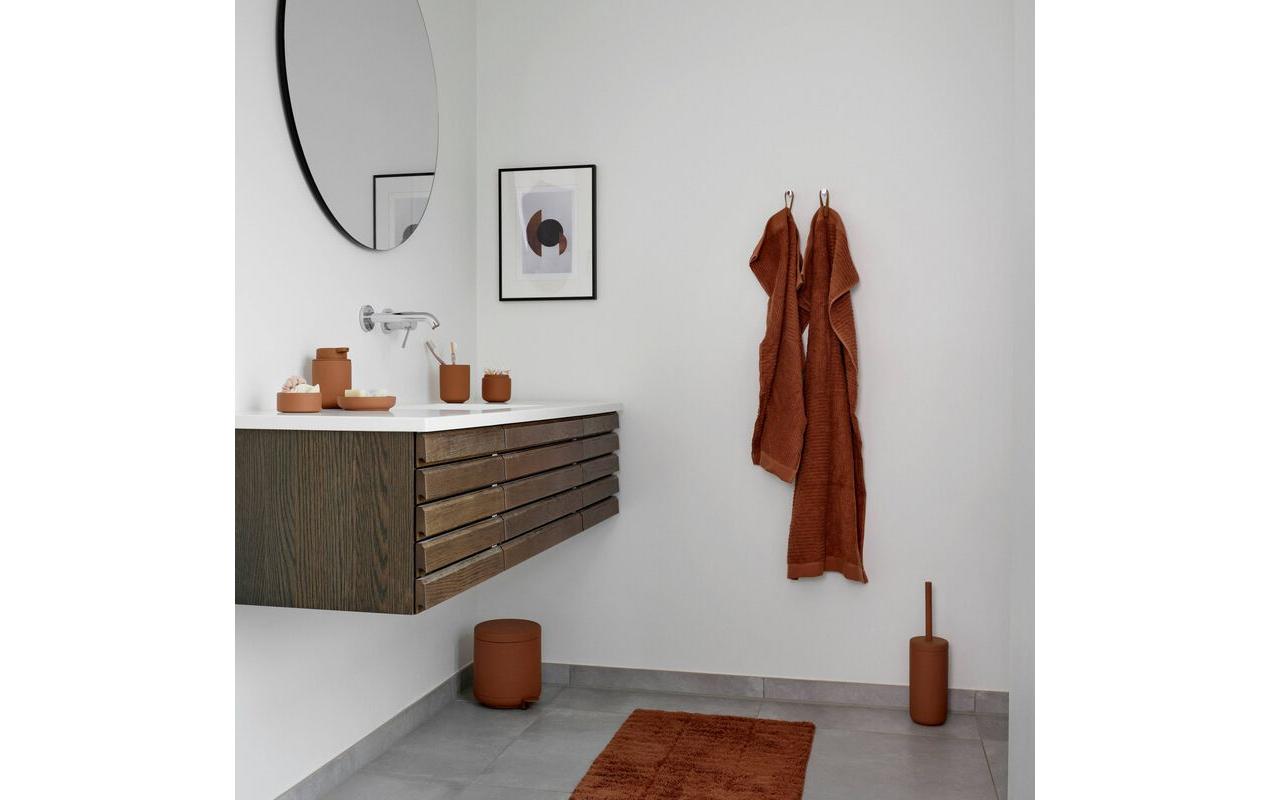 Zone Denmark Papierkorb – 4 l – Kunststoff, terracotta – Ø 195 × H 220 mm
