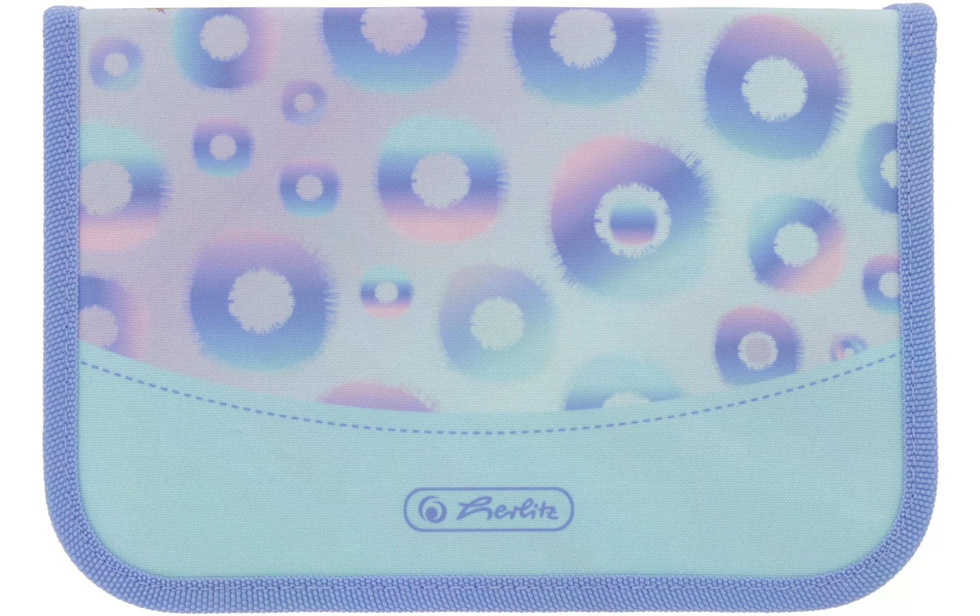 Herlitz Mystic Mermaid – Schüleretui, gefüllt (31-teilig), hellblau, Polyester, 20,5 × 3,8 × 14 cm