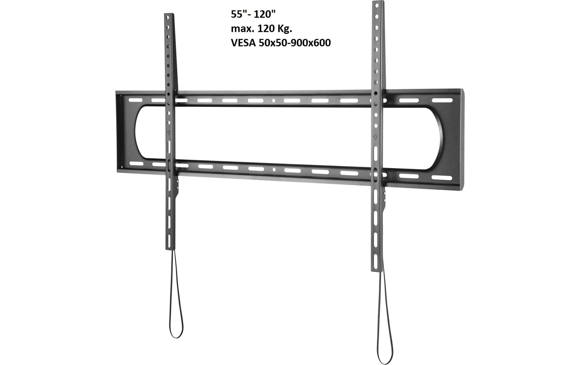 Audioraq Big 1473 – Wandhalterung, für 90", VESA 800×400, bis 100 kg, schwarz