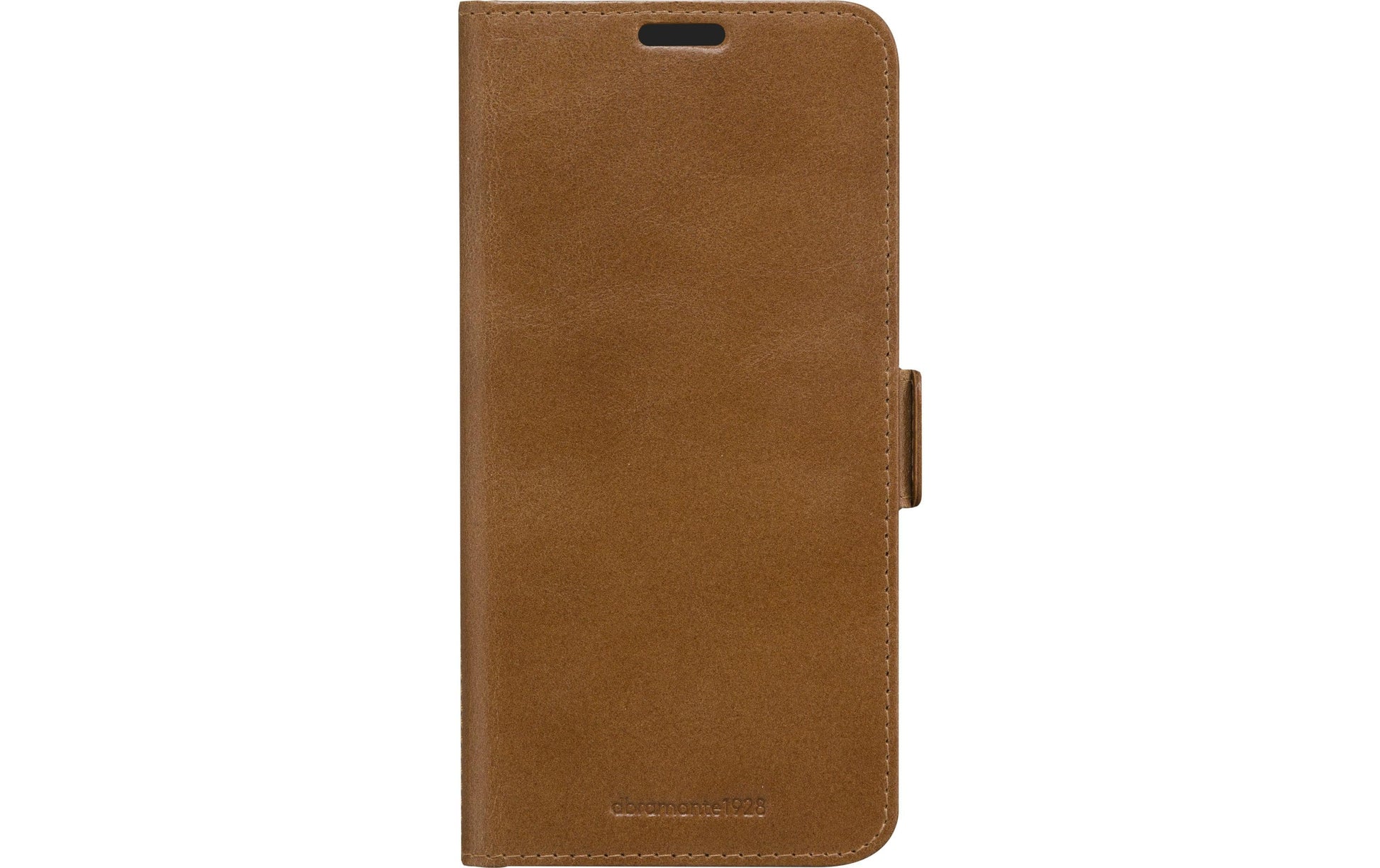 dbramante1928 Copenhagen Wallethülle – für Samsung Galaxy A55 5G, mit Ständer, 3 Kartenfächer, Leder, Braun