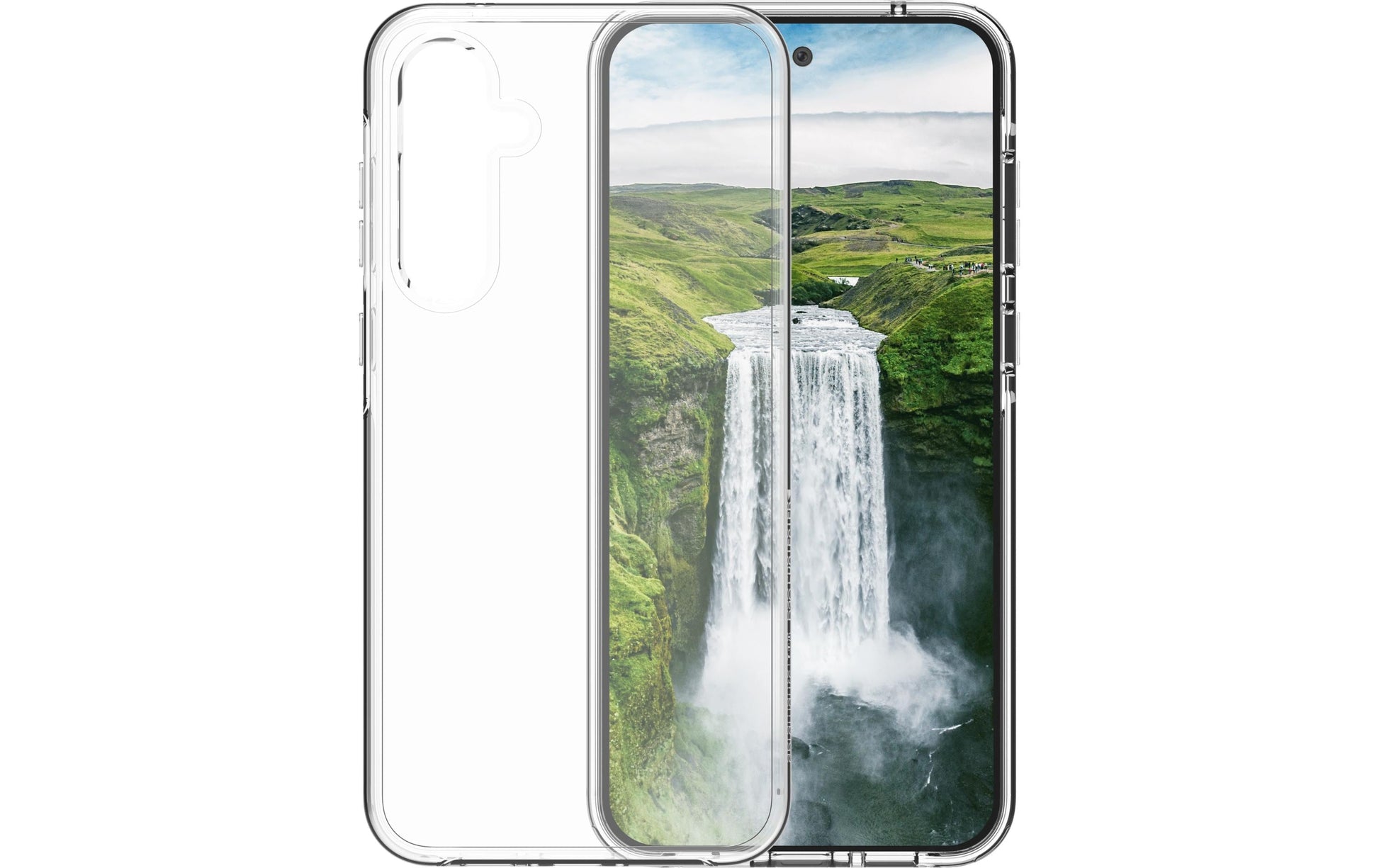 dbramante1928 Iceland Ultra D3O Backcover – für Samsung Galaxy A55 5G, Recycling-Kunststoff, Transparent