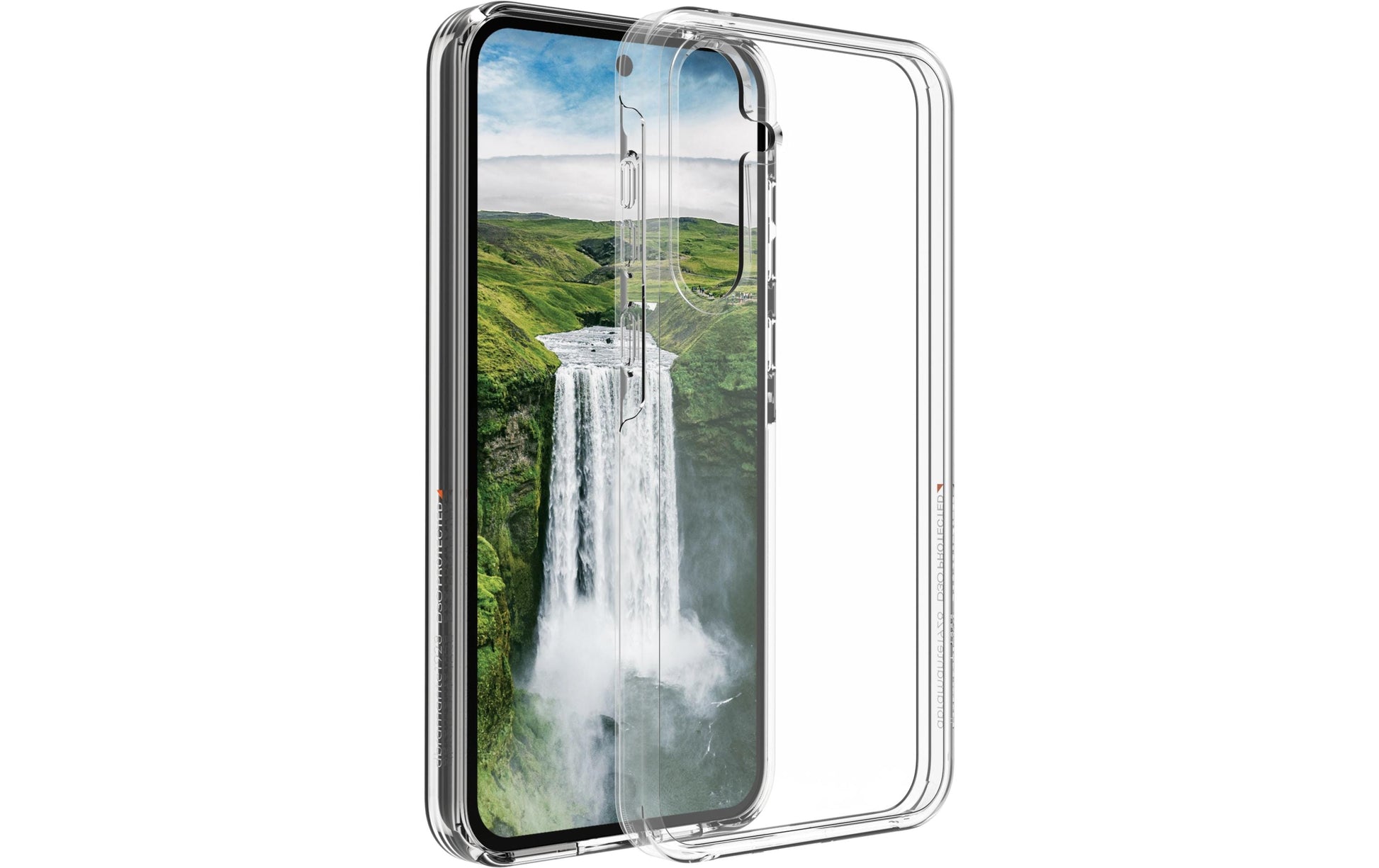 dbramante1928 Iceland Ultra D3O Backcover – für Samsung Galaxy A55 5G, Recycling-Kunststoff, Transparent