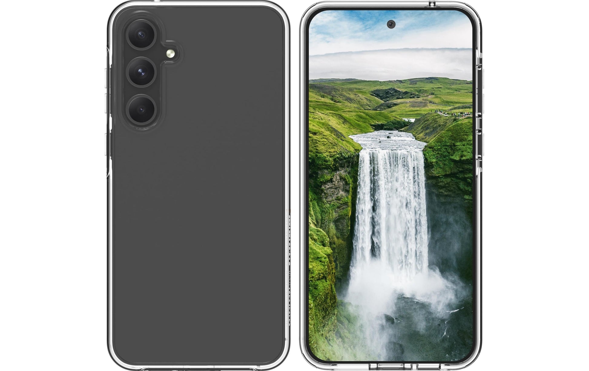 dbramante1928 Iceland Ultra D3O Backcover – für Samsung Galaxy A55 5G, Recycling-Kunststoff, Transparent