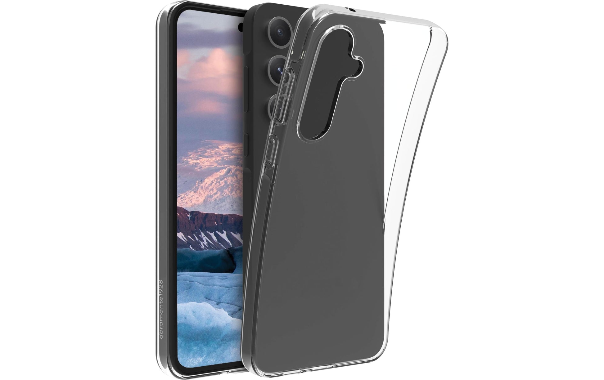 dbramante1928 Greenland Backcover – für Samsung Galaxy A55 5G, Kunststoff, Transparent, Kabelloses Aufladen